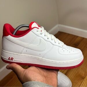 Nike Air Force 1 Low “University Red” CD0884 101 Size 8M/9.5W